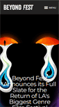 Mobile Screenshot of beyondfest.com