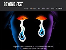 Tablet Screenshot of beyondfest.com